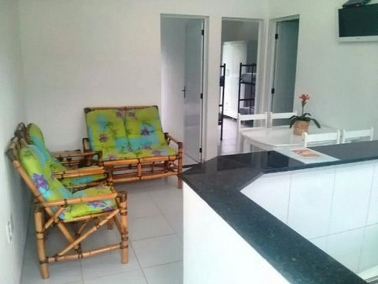Apartamento de 2 Quartos em Maresias com Ar Condicionado e P