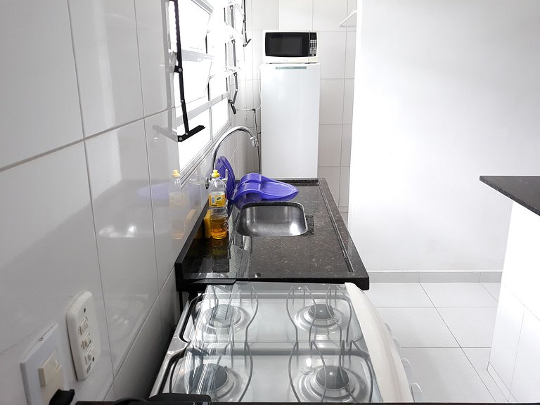 Apartamento de 2 Quartos em Maresias com Ar Condicionado e P
